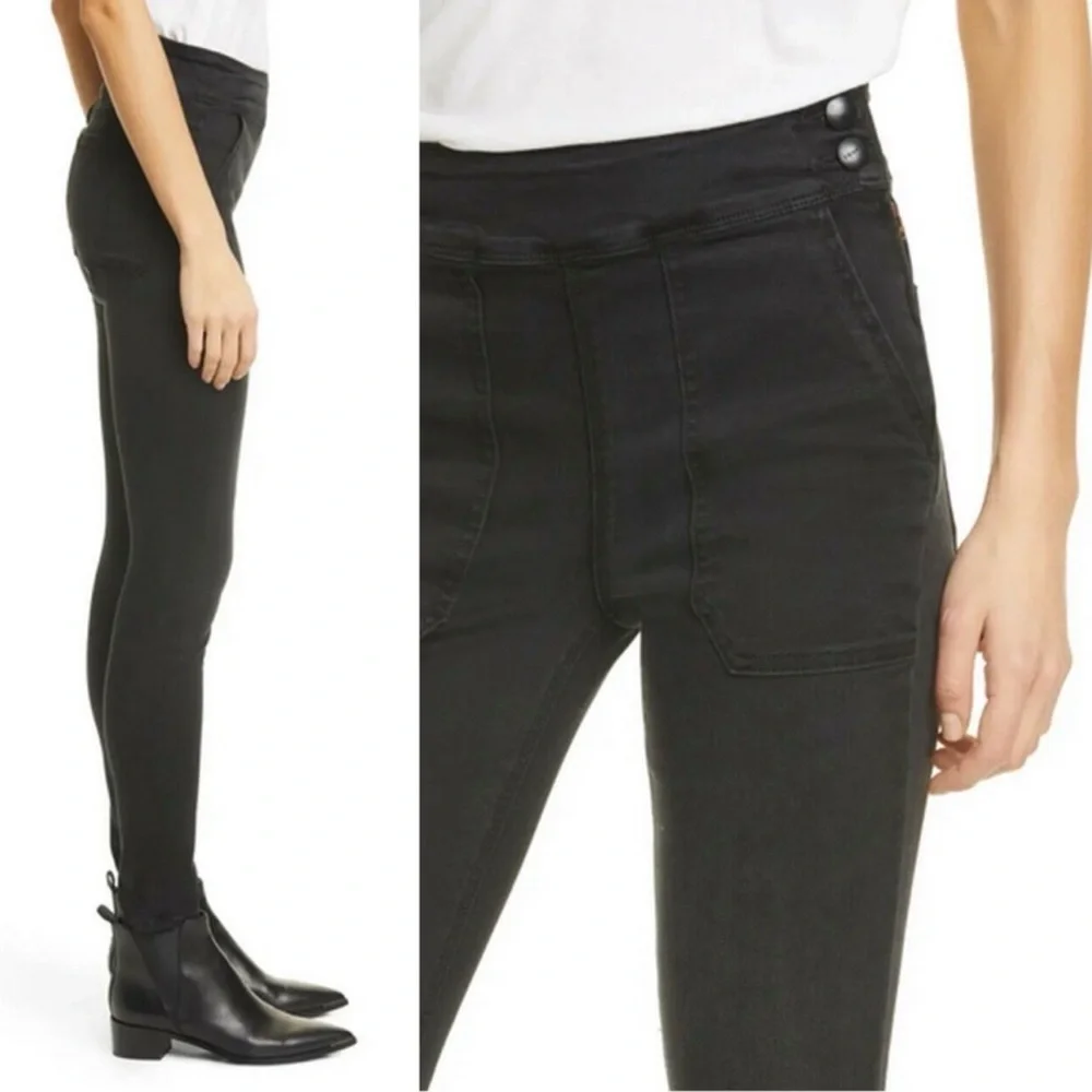 Frame Le Francoise High Rise Side Button Skinny Jean